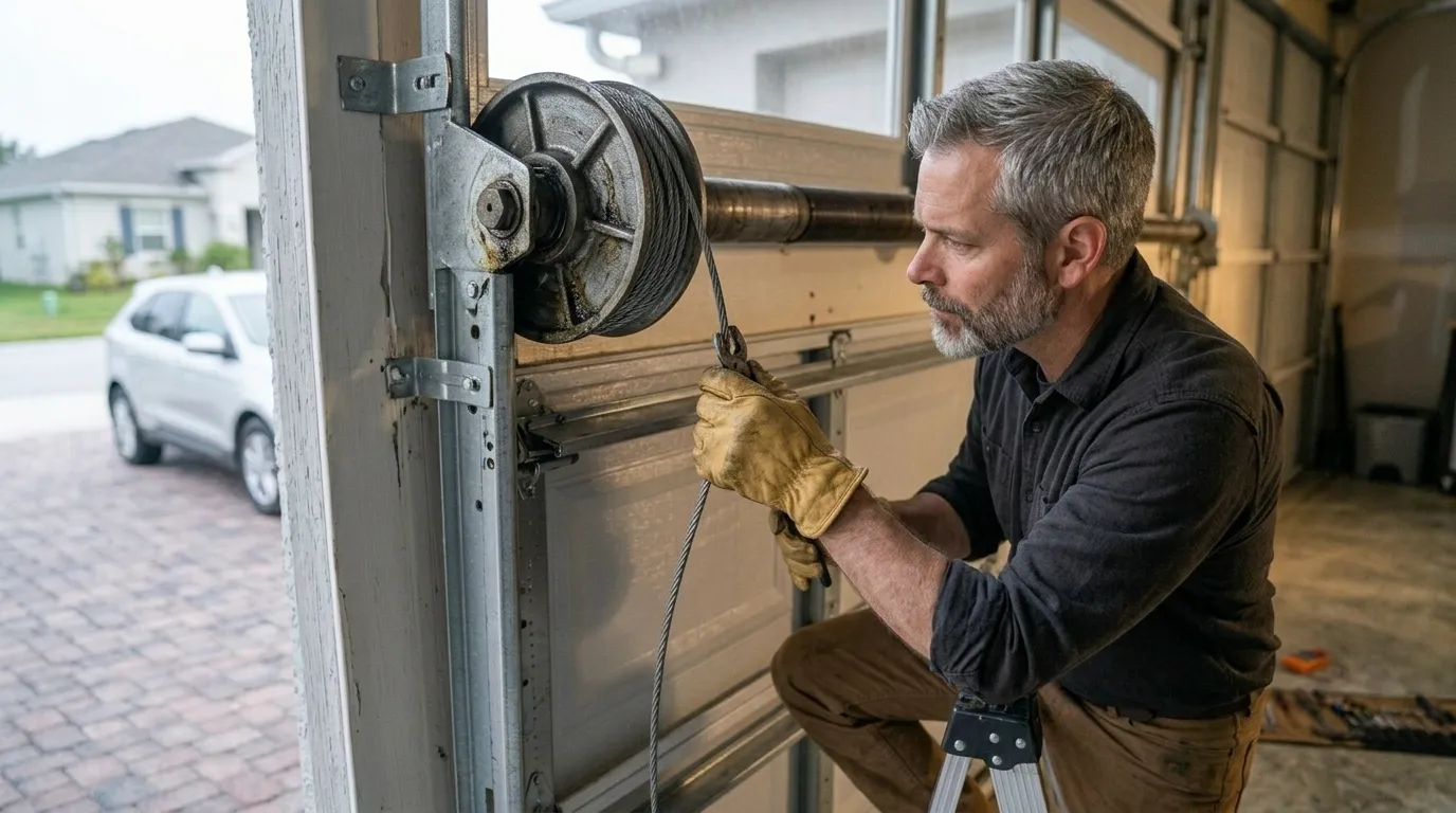 Cable Repair for Wadsworth's 1980s-Era Garage Doors in Gurnee