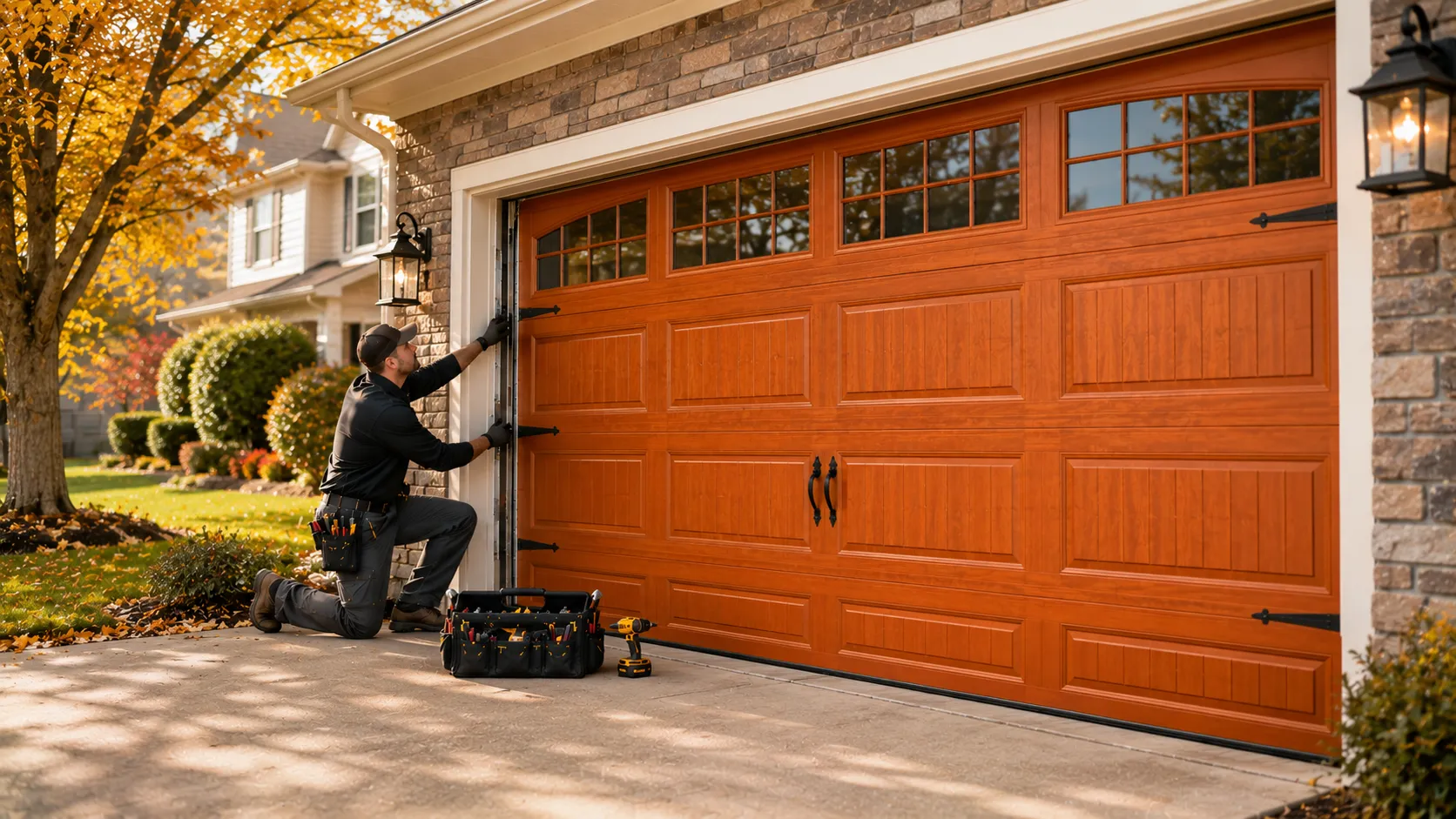 Garage door work on a home in Gurnee