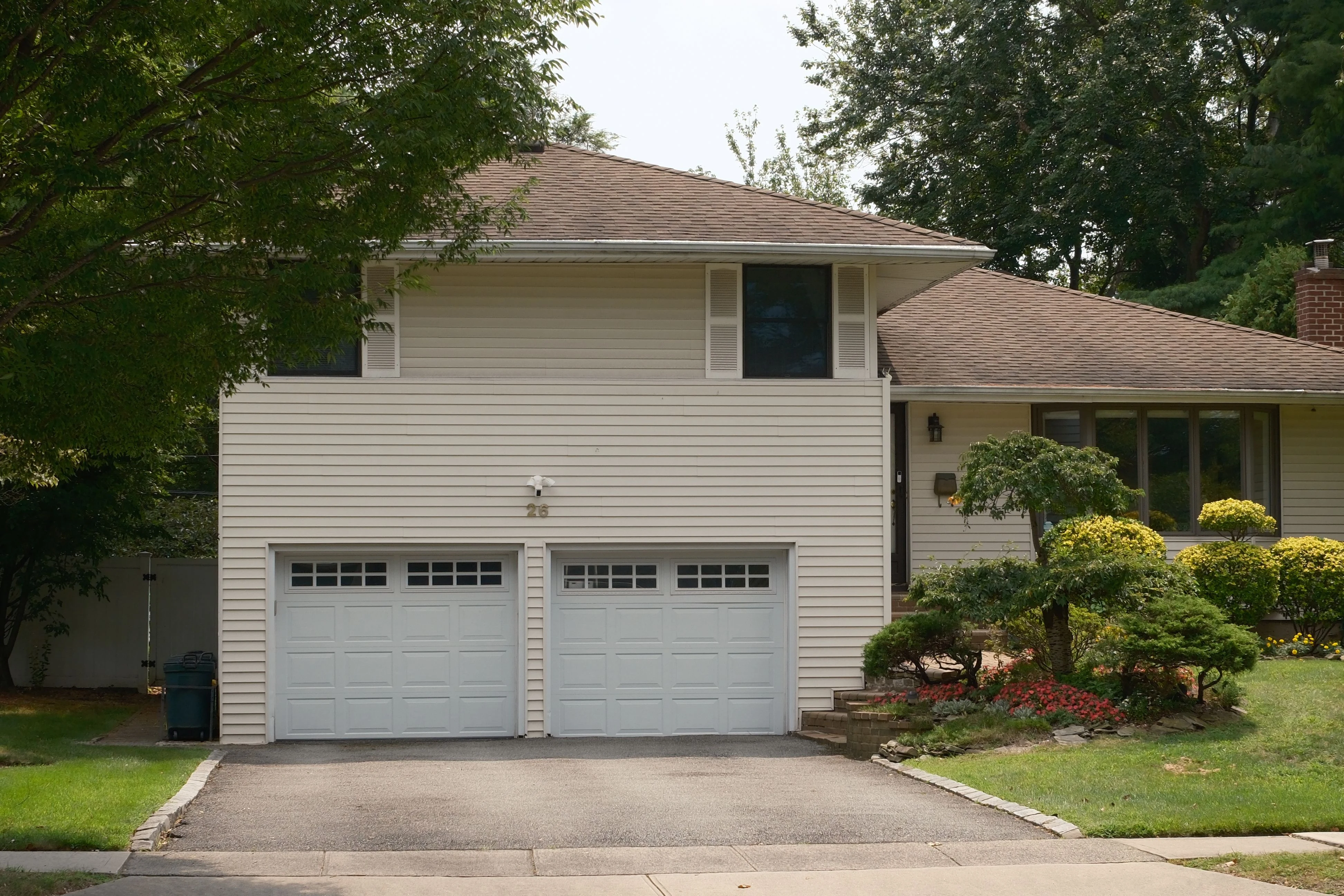 Residential garage door in Cary