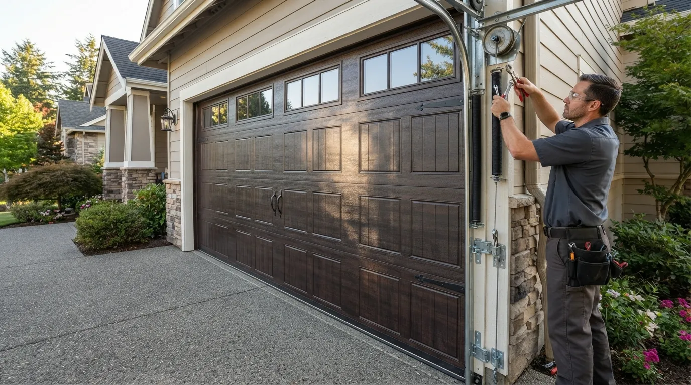 When a Torsion Spring Breaks on a Gurnee Garage Door in Gurnee